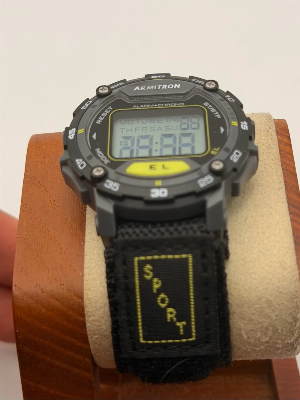 Armitron Pro Sport chronograph, 42mm Black Digital Watch